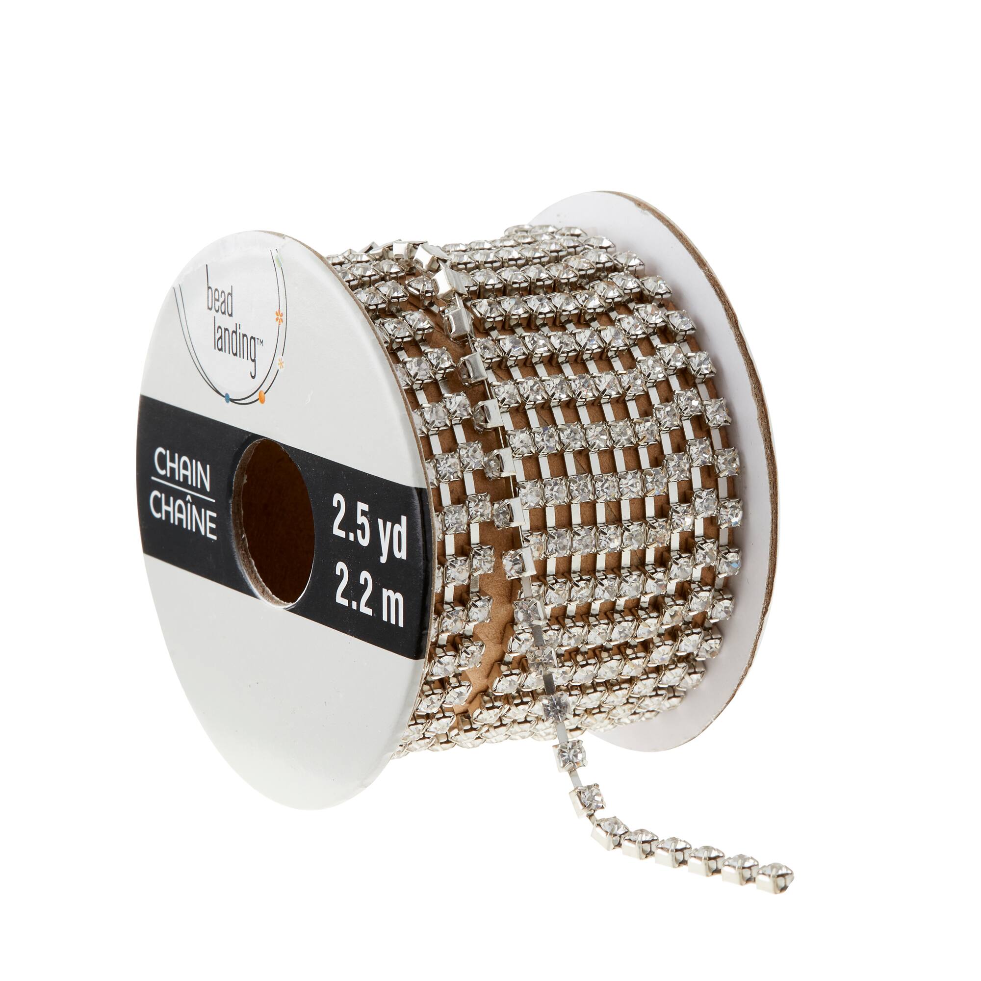 Rhodium-Plated Cup Chain Spool by Bead Landing™